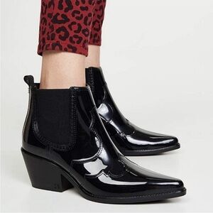 Sam Edelman Winona Western Bootie Black